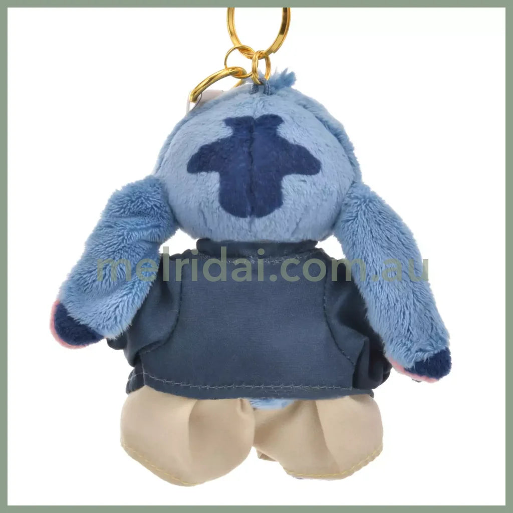 DISNEY | Kimono Stitch Mascot Holder Plush Keychain Stitch and Angel 14×14×7cm Collectio (Japan Original))
