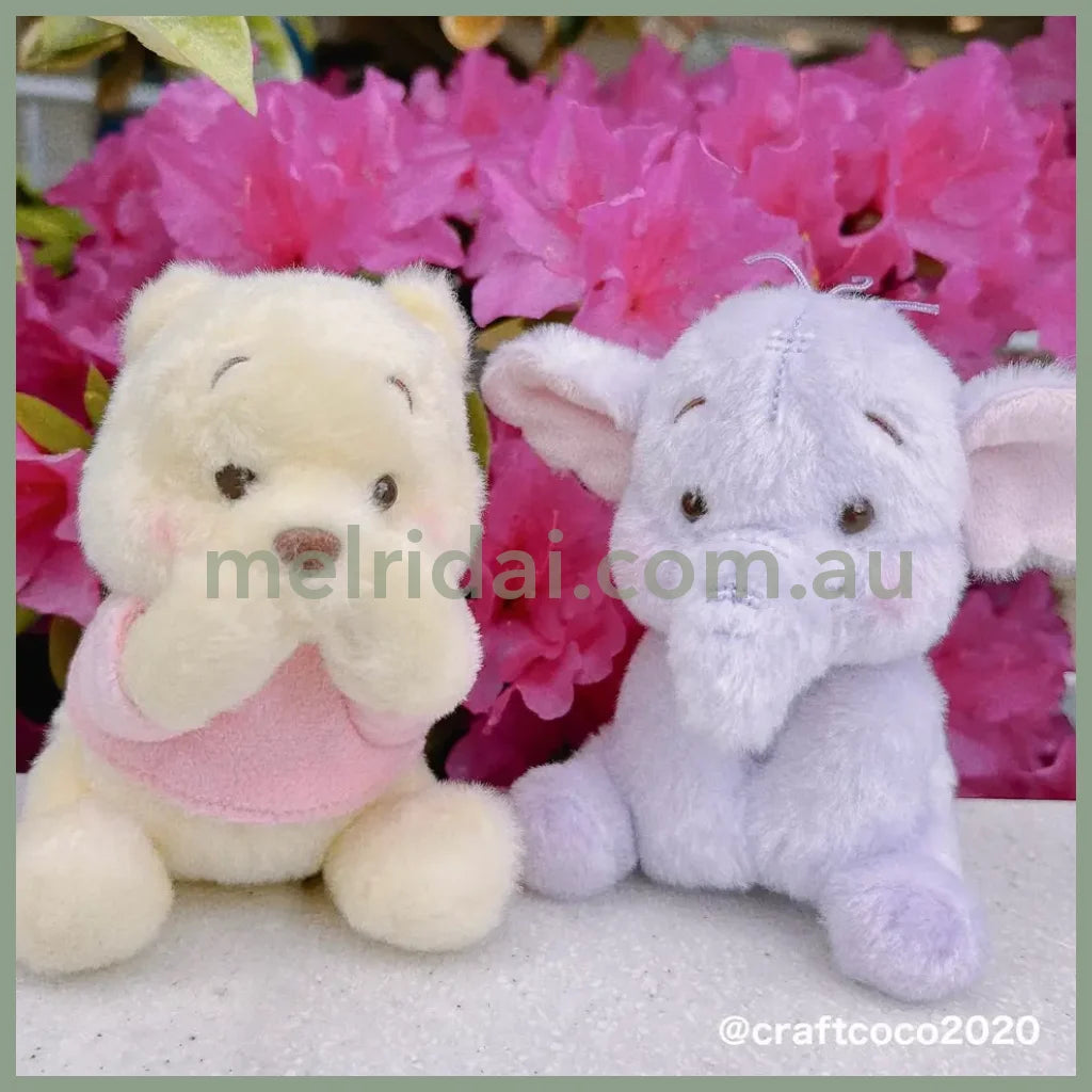Disney | Lumpy Plush Keychain 12×13×9.5Cm (Kusumi Pastel) 东京迪士尼 小象嘟嘟毛绒挂件/包挂/钥匙链