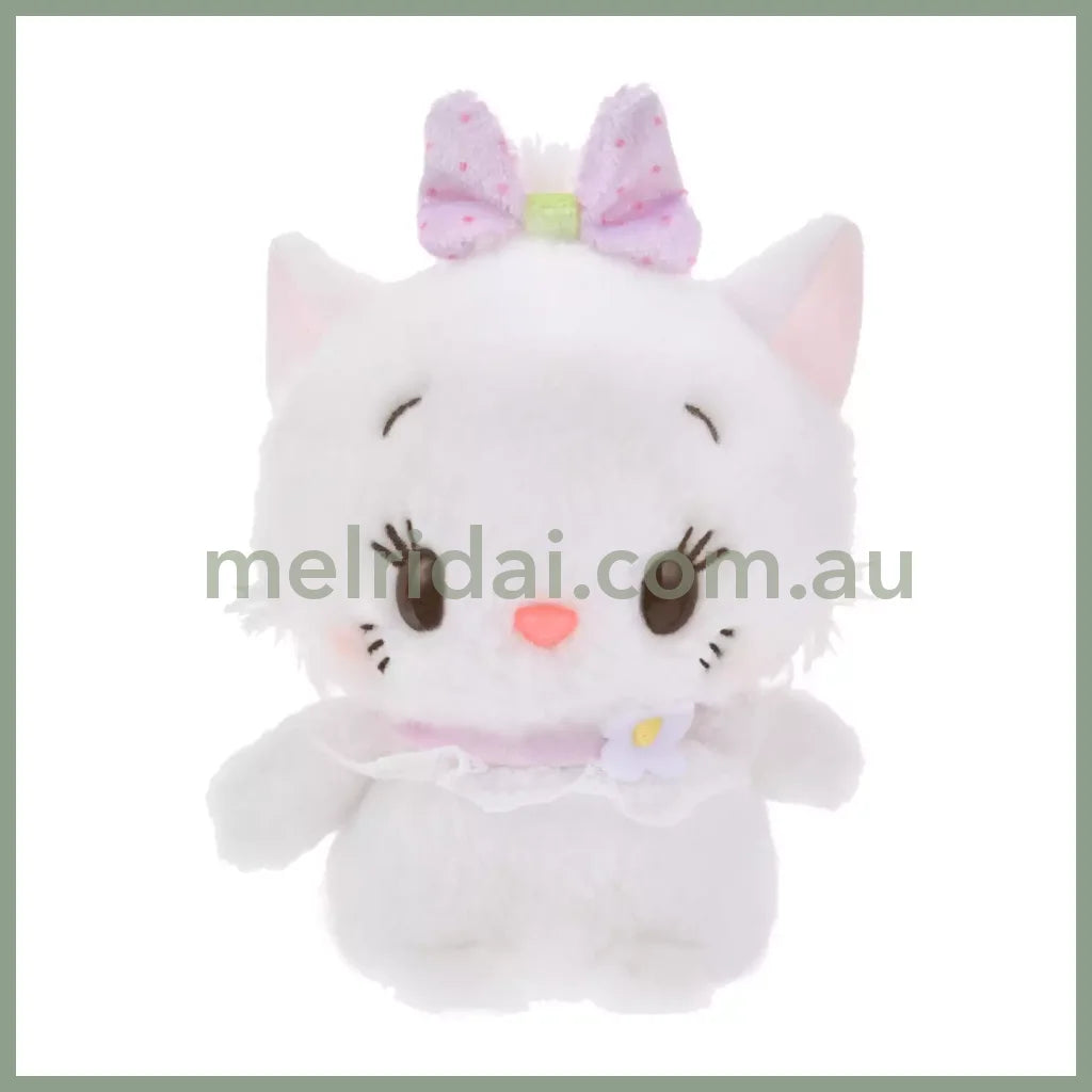 DISNEY | Marie Cat Urupocha-chan Plush Doll H12×W12.5×D8cm (STRAWBERRY COLLECTION)