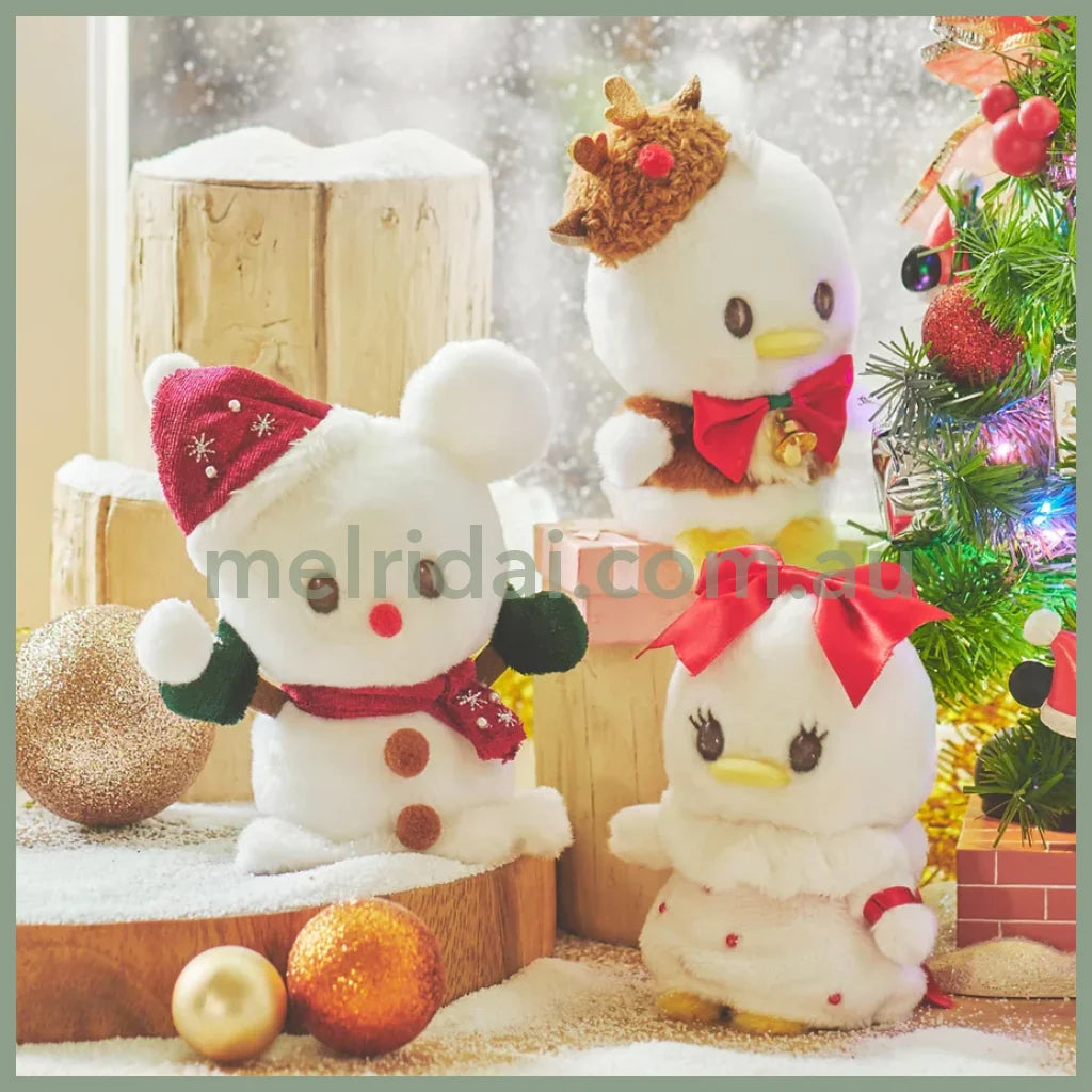 Disney | Mickey Mouse Snowman Plush Toy Urupocha-Chan 12×9×8Cm (Christmas)