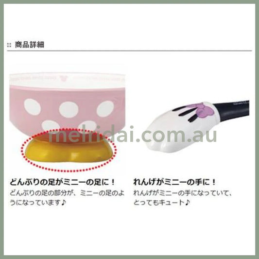 Disney | Minnie Mouse Ramen Bowl (D20.5Cm X H9.5Cm) & Spoon (14.5Cm)