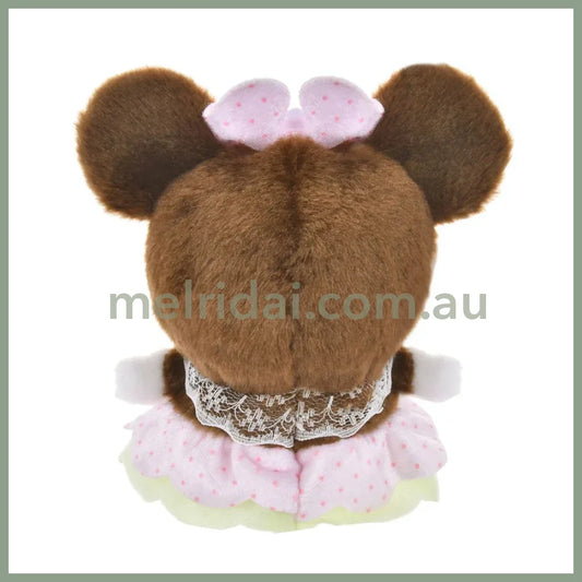 DISNEY | Minnie Mouse Urupocha-chan Plush Doll H12×W12.5×D8cm (STRAWBERRY COLLECTION)
