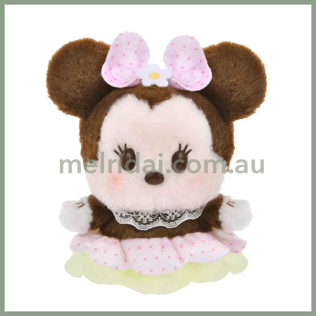 DISNEY | Minnie Mouse Urupocha-chan Plush Doll H12×W12.5×D8cm (STRAWBERRY COLLECTION)