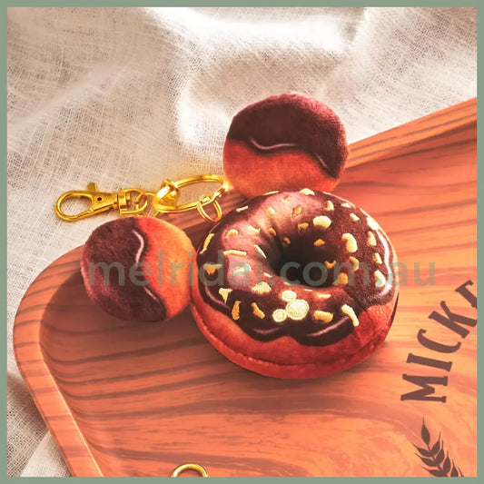 Disney | Plush Keychain Donut 11×12×3.5Cm (Mickey’s Bakery Collection) 东京迪士尼 软乎乎米奇甜甜圈挂件（米奇烘焙系列）