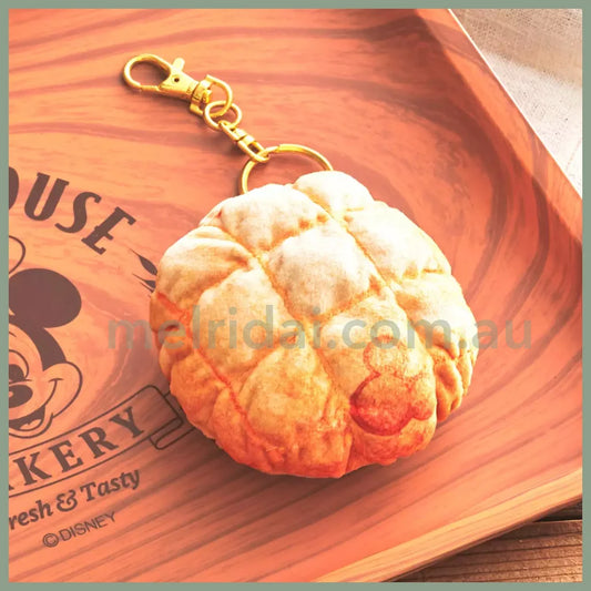 Disney | Plush Keychain Melon Bread 10×10×5.5Cm (Mickey’s Bakery Collection) 东京迪士尼 软乎乎菠萝包挂件（米奇烘焙系列）