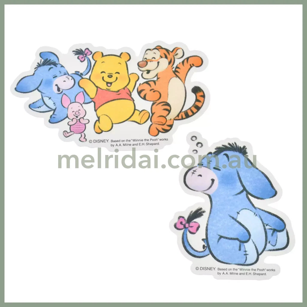 Disney | Seal/Sticker Die Cut Sticker Set Illustrated By Lommy Winnie The Pooh 5×7(Cm)