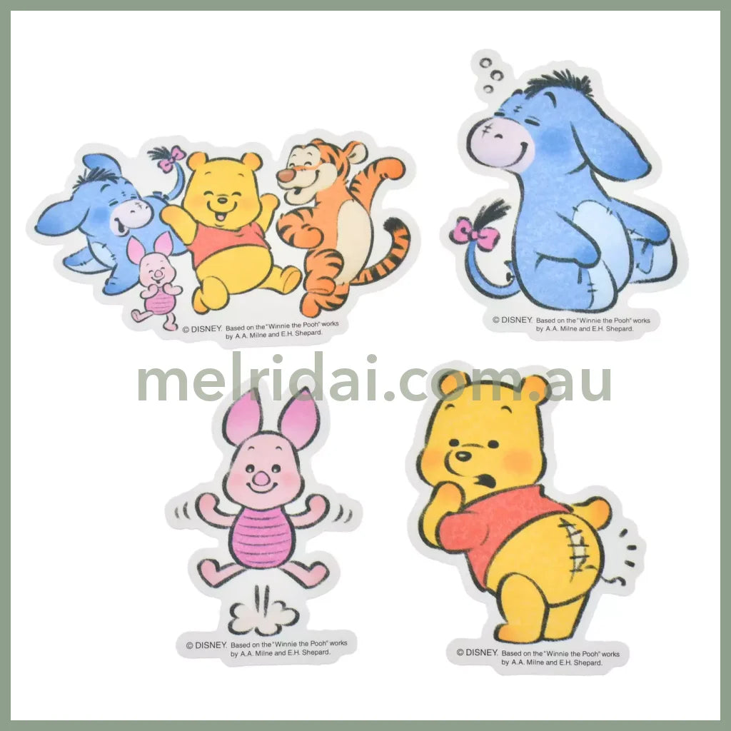 Disney | Seal/Sticker Die Cut Sticker Set Illustrated By Lommy Winnie The Pooh 5×7(Cm)