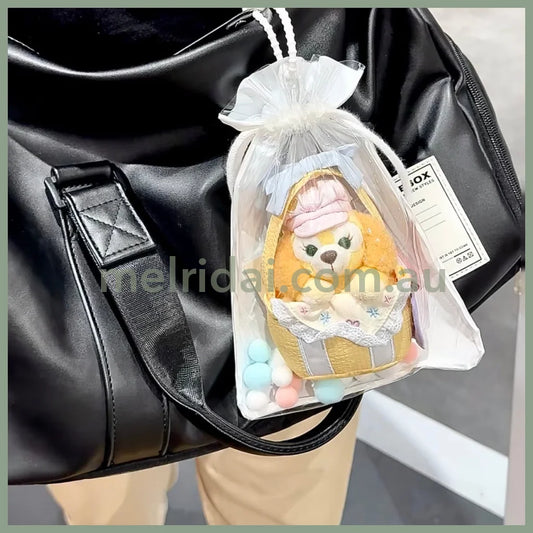 DISNEY | Shang Hai Disney Duffy and Friends CookieAnn Mascot Holder Plush Keychain Bag Charm Decoration (Spring 2025)