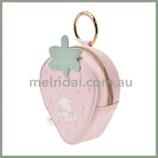 DISNEY | The Aristocats Marie Cat Pouch Karabiner H12×W10×D4cm (STRAWBERRY COLLECTION)