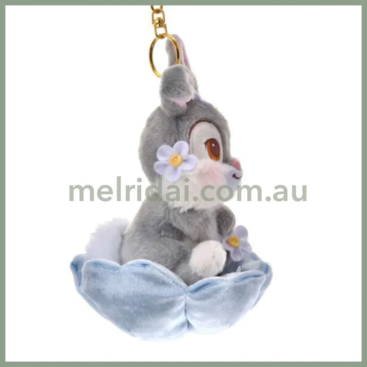 DISNEY | Thumper Plush Keychain Mascot Holder Bag Charm H19×W13×D13cm (Flower Garden)