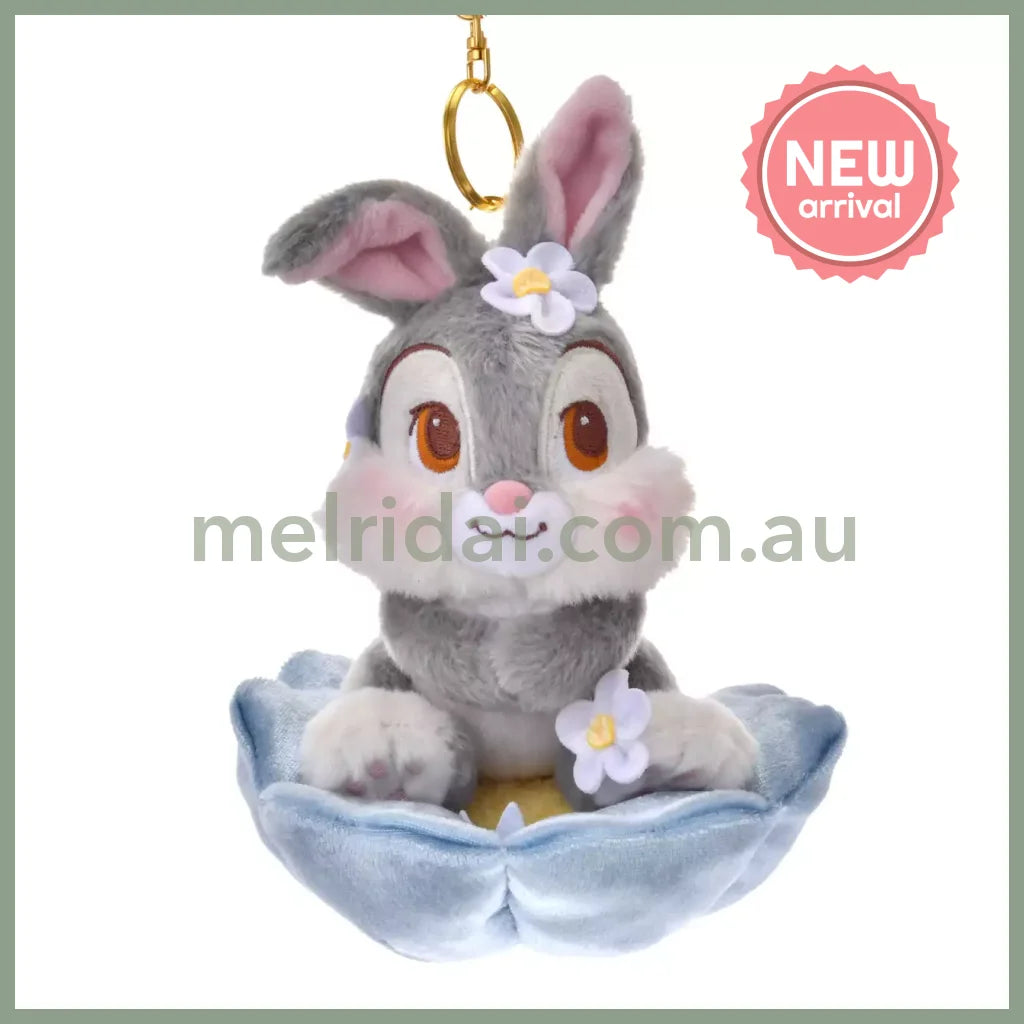 DISNEY | Thumper Plush Keychain Mascot Holder Bag Charm H19×W13×D13cm (Flower Garden)