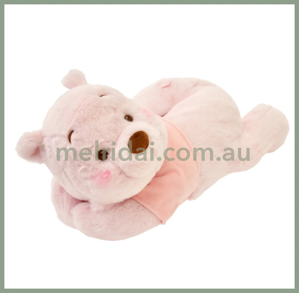 Disneytissue Box Cover Winnie The Pooh Tea Party Under Cherry Blossoms Sakura H23×W41×D24Cm