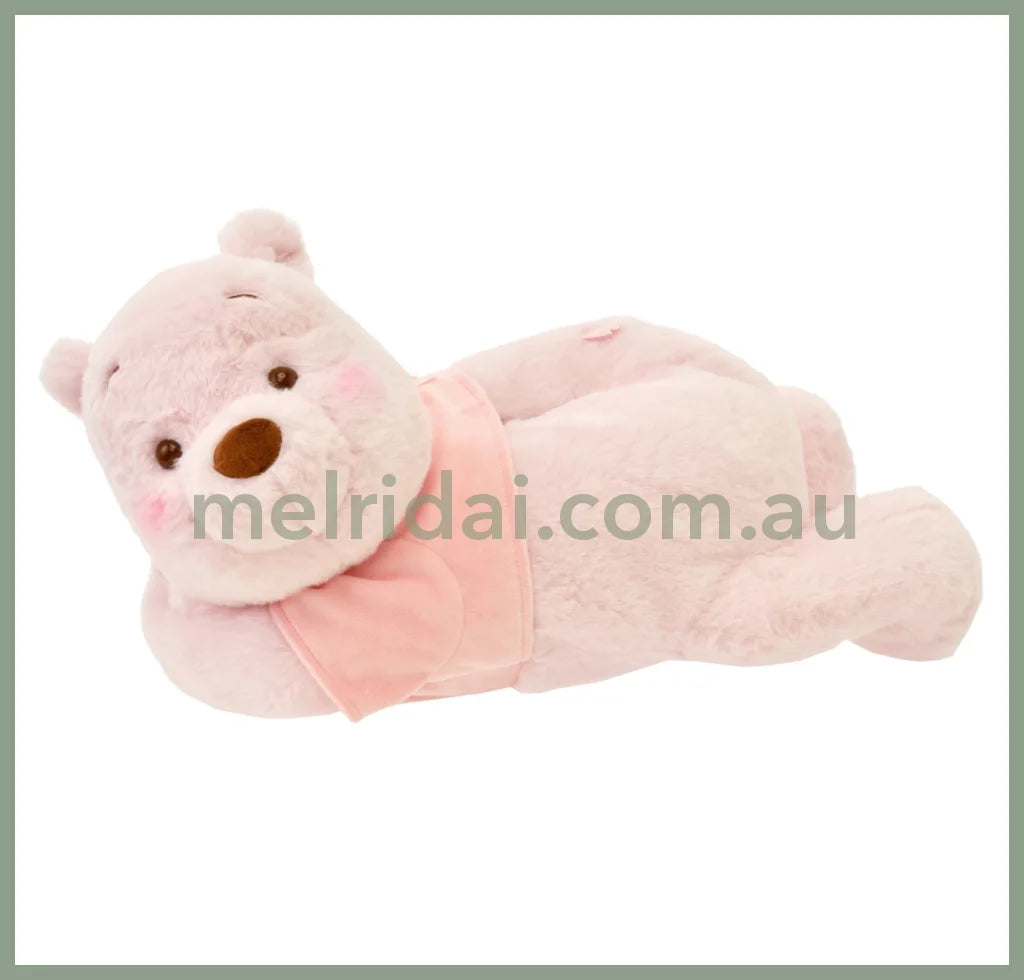 Disneytissue Box Cover Winnie The Pooh Tea Party Under Cherry Blossoms Sakura H23×W41×D24Cm