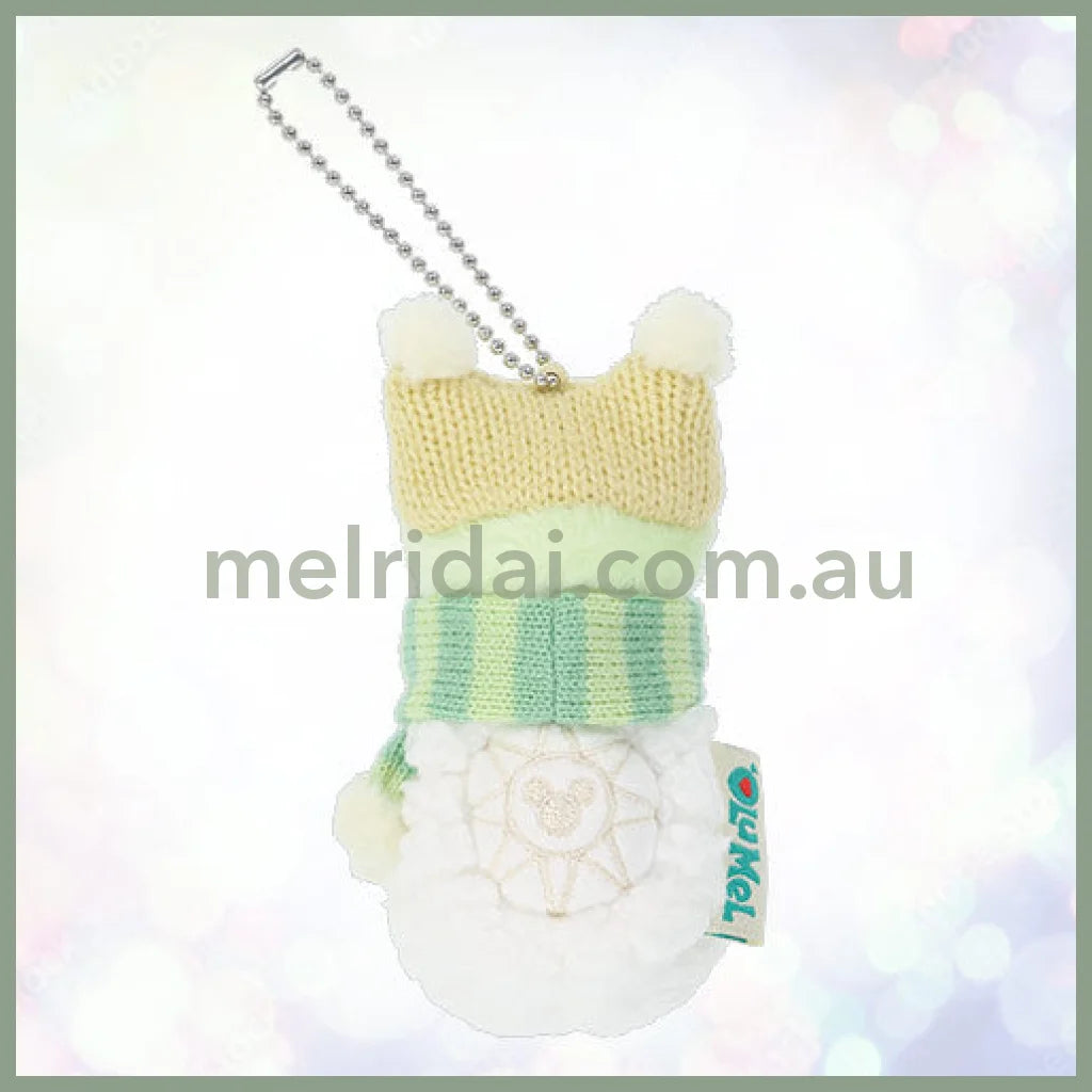 DISNEY | Tokyo Disney Sea OluMel Snowman Mascot Holder Plush Keychain (Duffy and Friends Winter 2025)