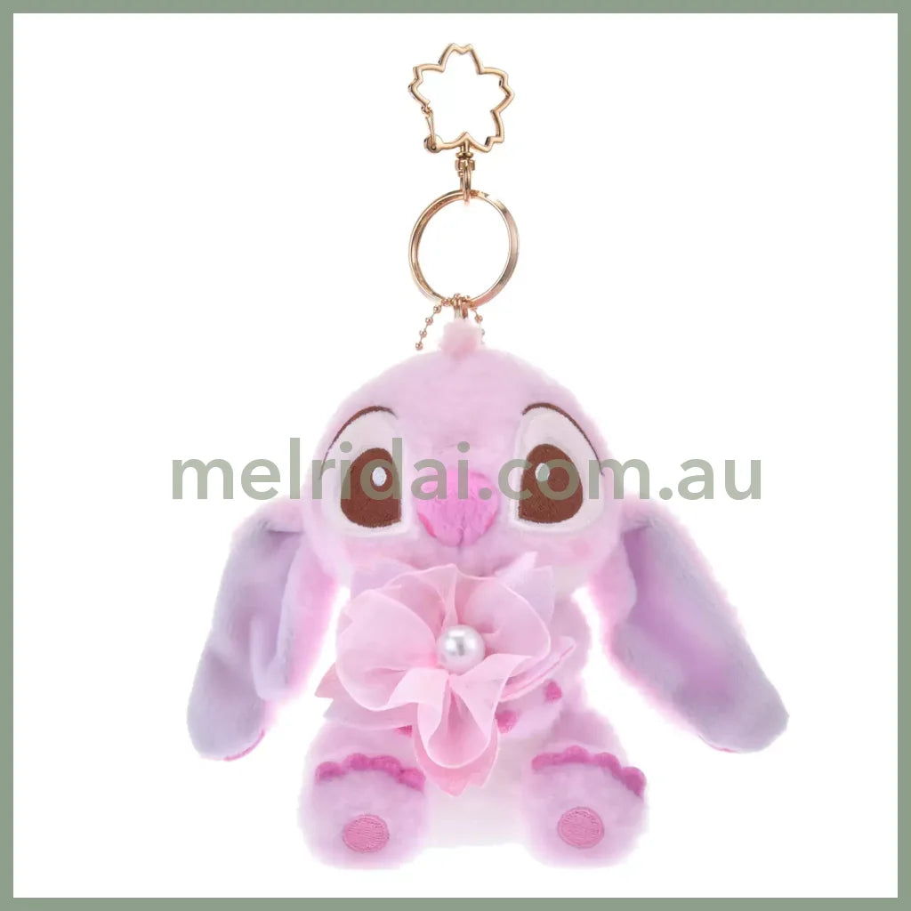 Disney | Tokyo Disney Store Stitch Plush Keychain Mascot Holder 12.5×12×12Cm (Sakura 2025)