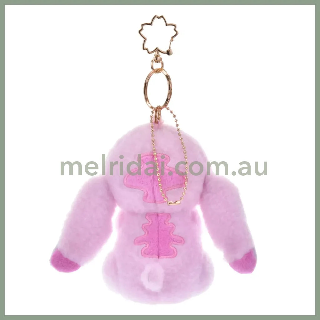 Disney | Tokyo Disney Store Stitch Plush Keychain Mascot Holder 12.5×12×12Cm (Sakura 2025)