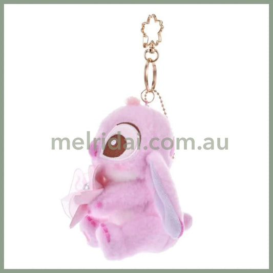 Disney | Tokyo Disney Store Stitch Plush Keychain Mascot Holder 12.5×12×12Cm (Sakura 2025)