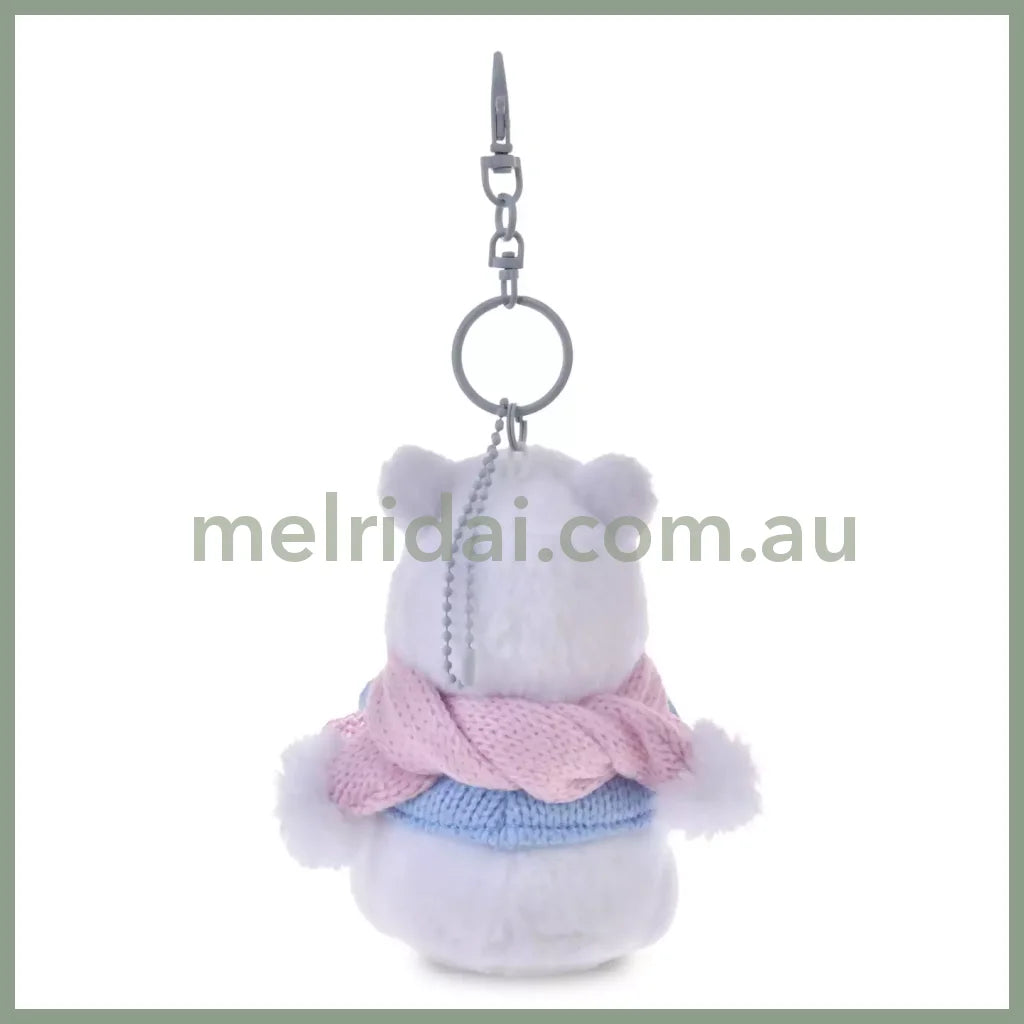 DISNEY | Tokyo Disney Store Winnie the Pooh Plush Keychain Bag Charm Mascot 140×130×80mm (Winter Shiny Color)