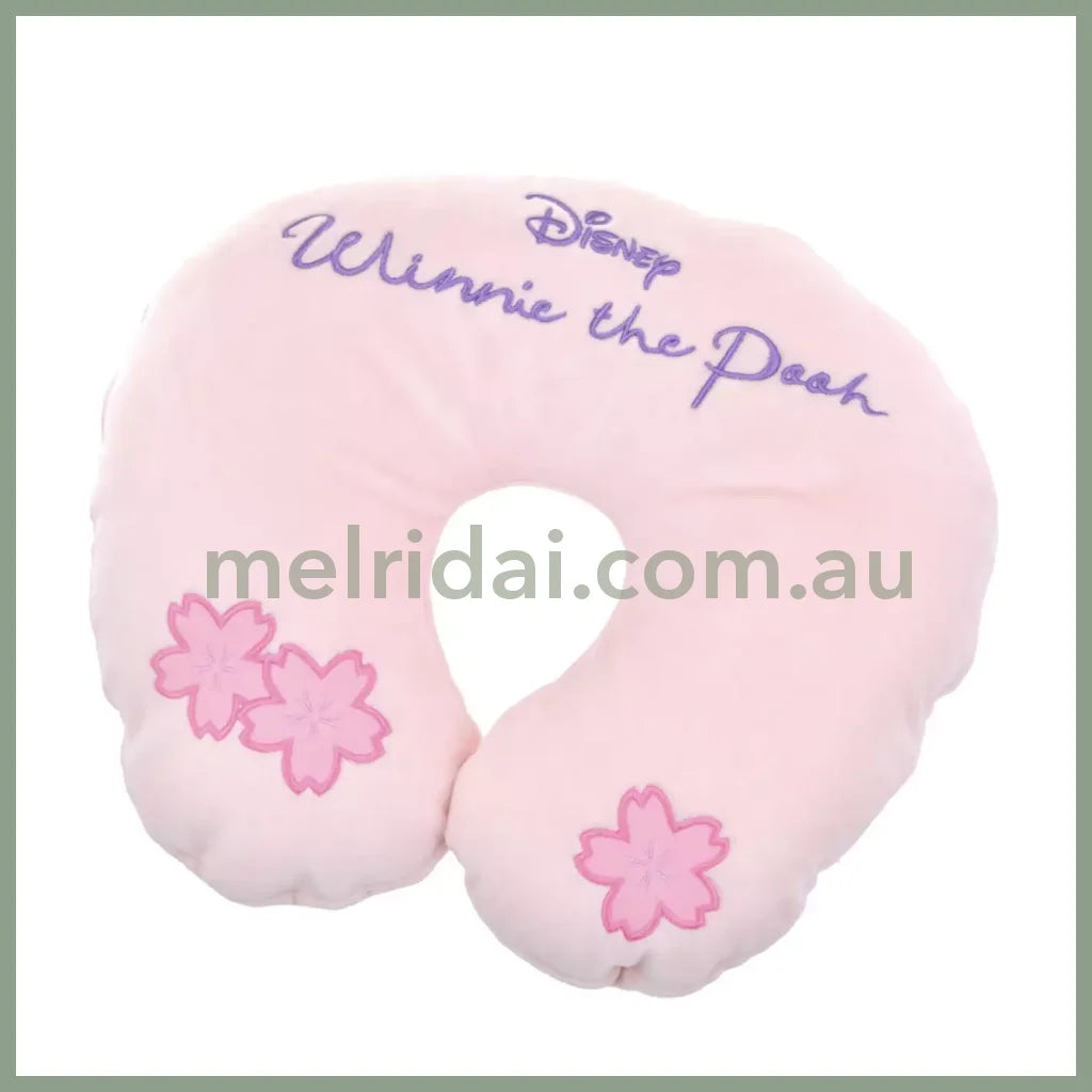 Disney | Tokyo Disney Store Winnie The Pooh Plush Toy 2Way Neck Pillow 31.5×25×21.5Cm (Sakura 2025)