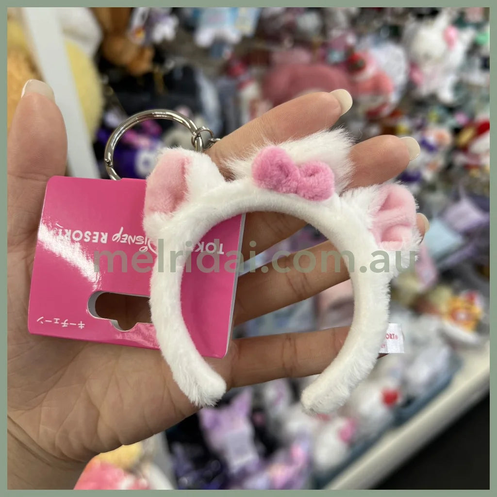Disney | Tokyodisneyland Marie Cat Hair Band Plush Keychain