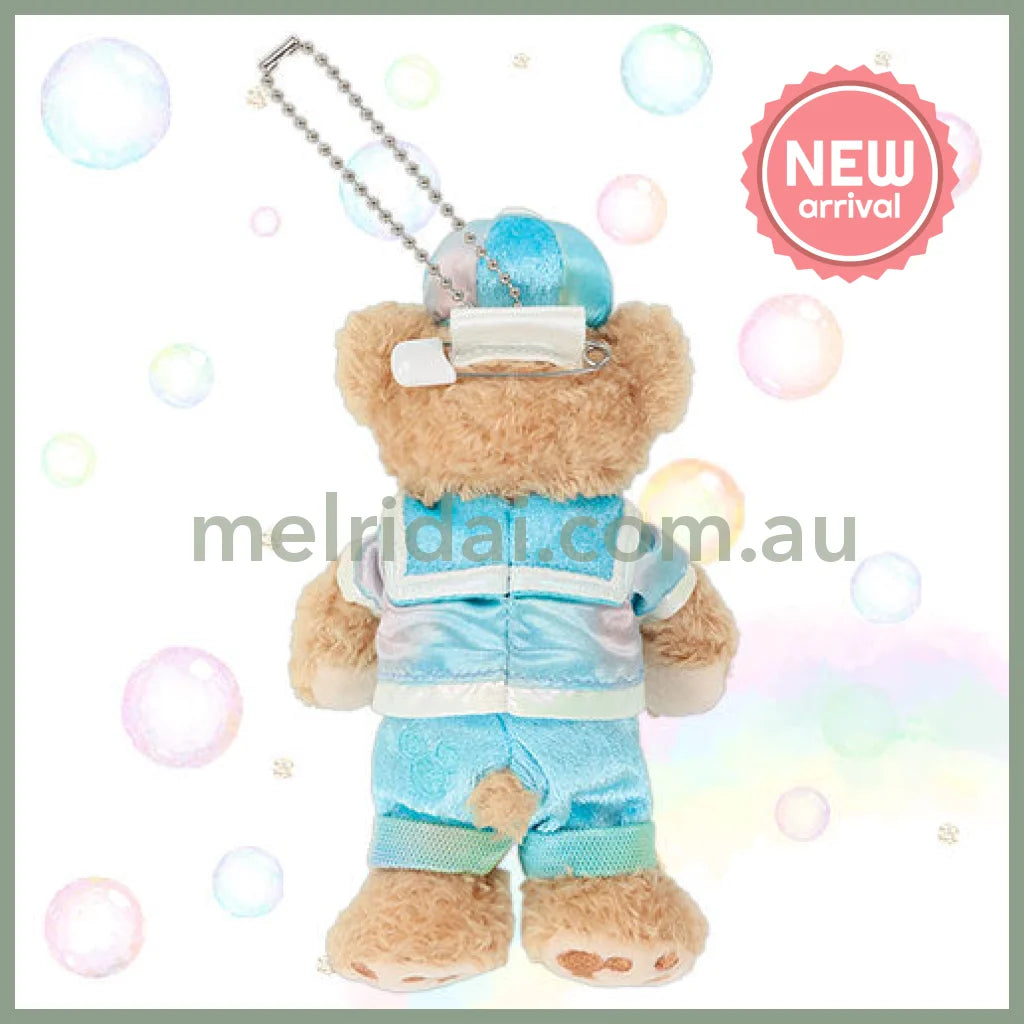 DISNEY | TokyoDisneySea Duffy and Friends Duffy Mascot Holder Plush Keychain with Badge (20th Anniversary - Colorful