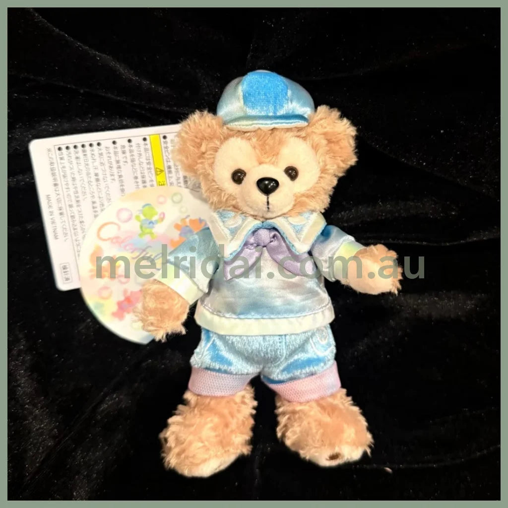 DISNEY | TokyoDisneySea Duffy and Friends Duffy Mascot Holder Plush Keychain with Badge (20th Anniversary - Colorful