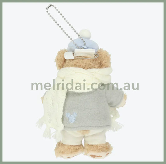 Disney | Tokyodisneysea Duffy And Friends Mascot Holder Plush Keychain With Badge (Dancing Snow