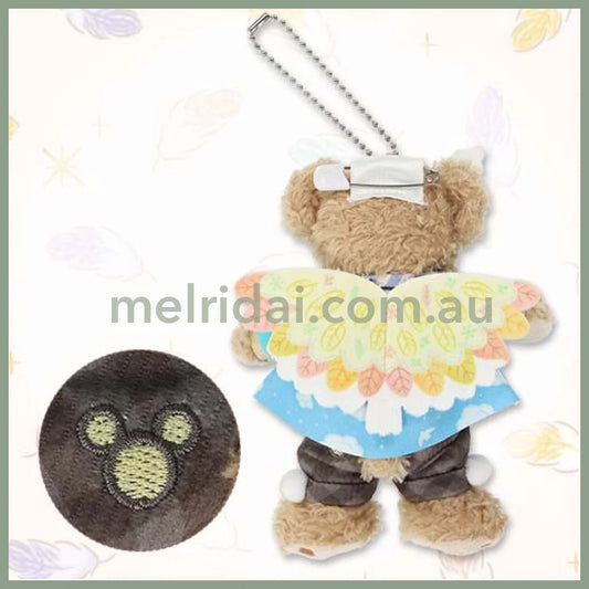 DISNEY | TokyoDisneySea Duffy and Friends Duffy Mascot Holder Plush Keychain with Badge (Wishing Wings)
