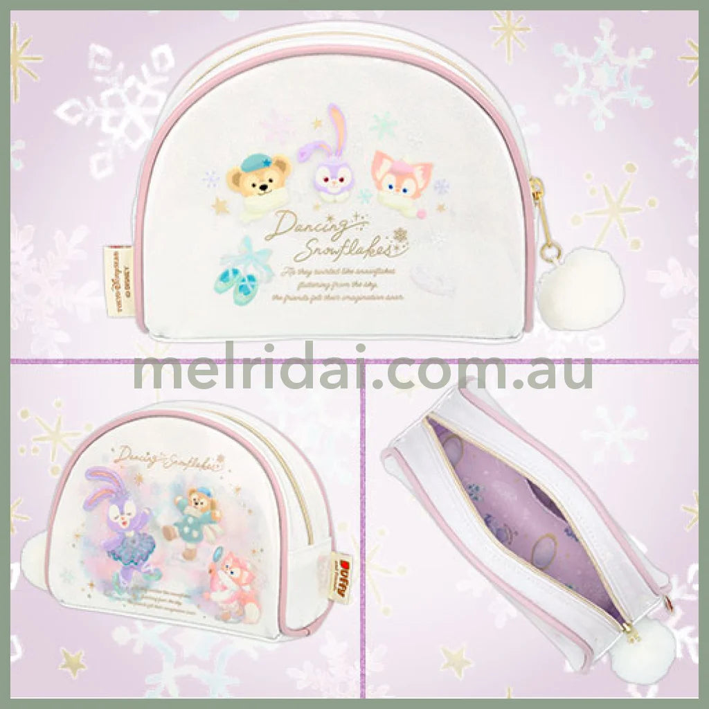 Disney | Tokyodisneysea Duffy And Friends Pouch (Dancing Snow Flakes)