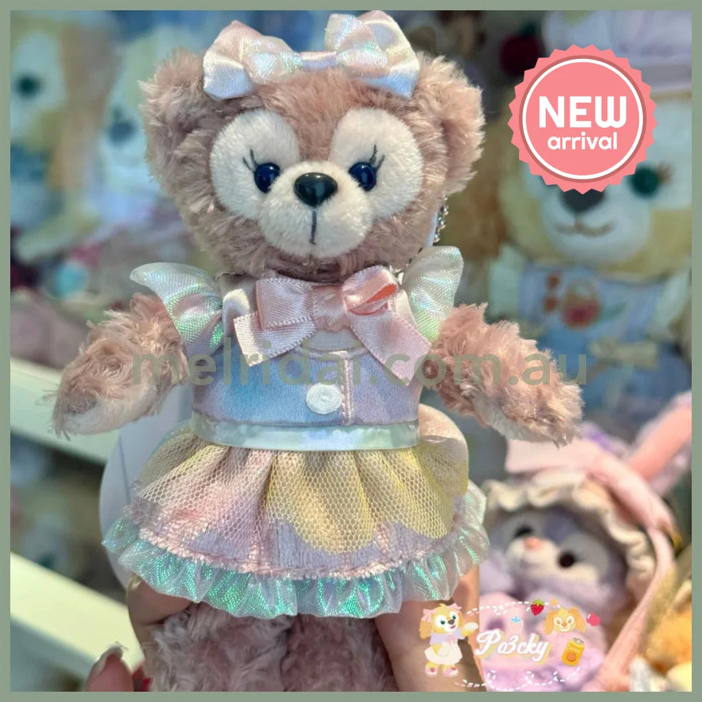 DISNEY | TokyoDisneySea Duffy and Friends ShellieMay Mascot Holder Plush Keychain with Badge (20th Anniversary