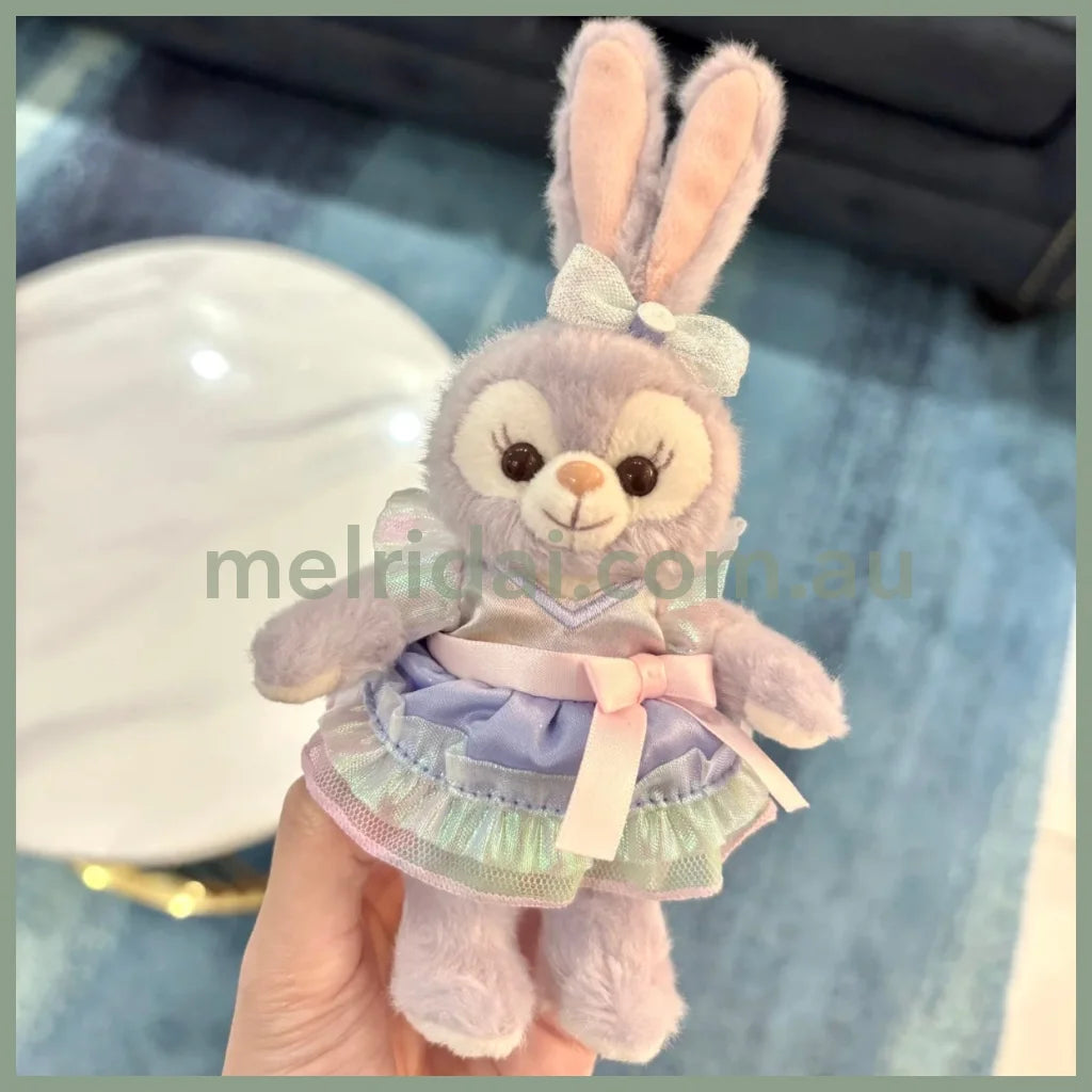 DISNEY | TokyoDisneySea Duffy and Friends StellaLou Mascot Holder Plush Keychain with Badge (20th Anniversary