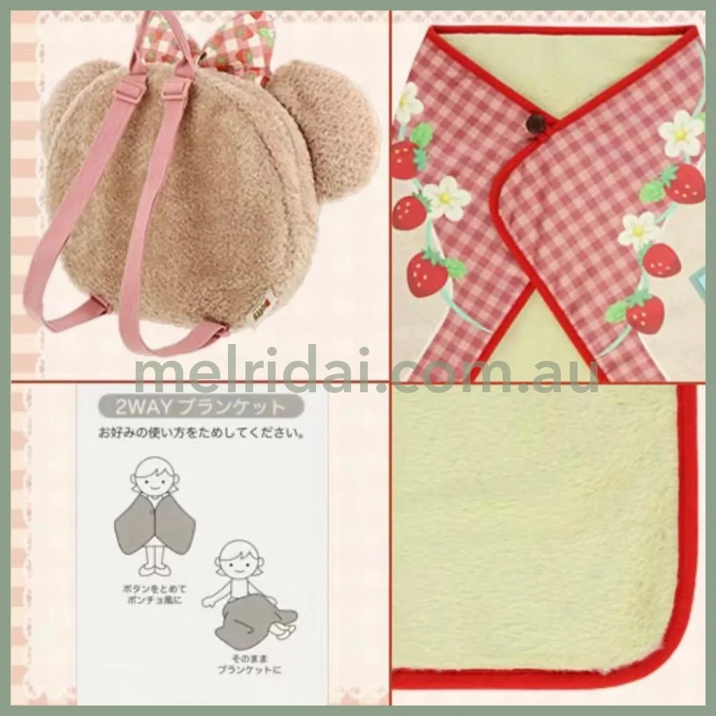 Disney | Tokyodisneysea Heartfelt Strawberry Gift Shelliemay Shoulder Bag & Blanket Set