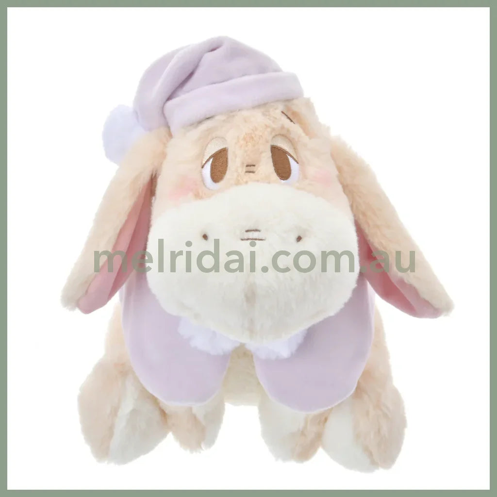 Disney | Winnie The Pooh And Friends Eeyore Plush Toy 27×22×20Cm (Fruit Latte Color White Pooh)