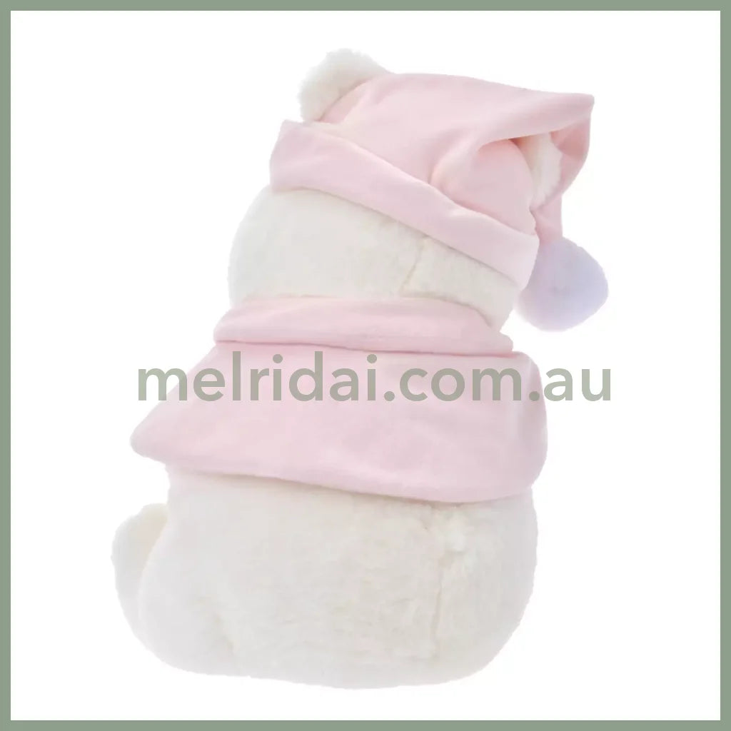 Disney | Winnie The Pooh And Friends Plush Toy M 33×25×25Cm (Fruit Latte Color White Pooh)