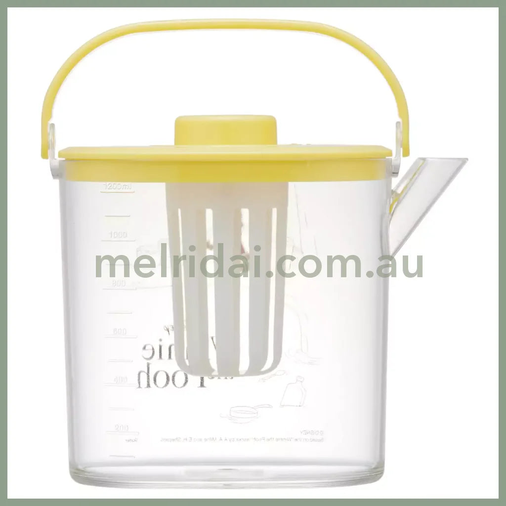 Disney|Winnie The Pooh Cold Tea Pot 1.2L 维尼小熊/噗噗 耐热泡茶壶/冷水壶 有滤网/手提款/方便清洗