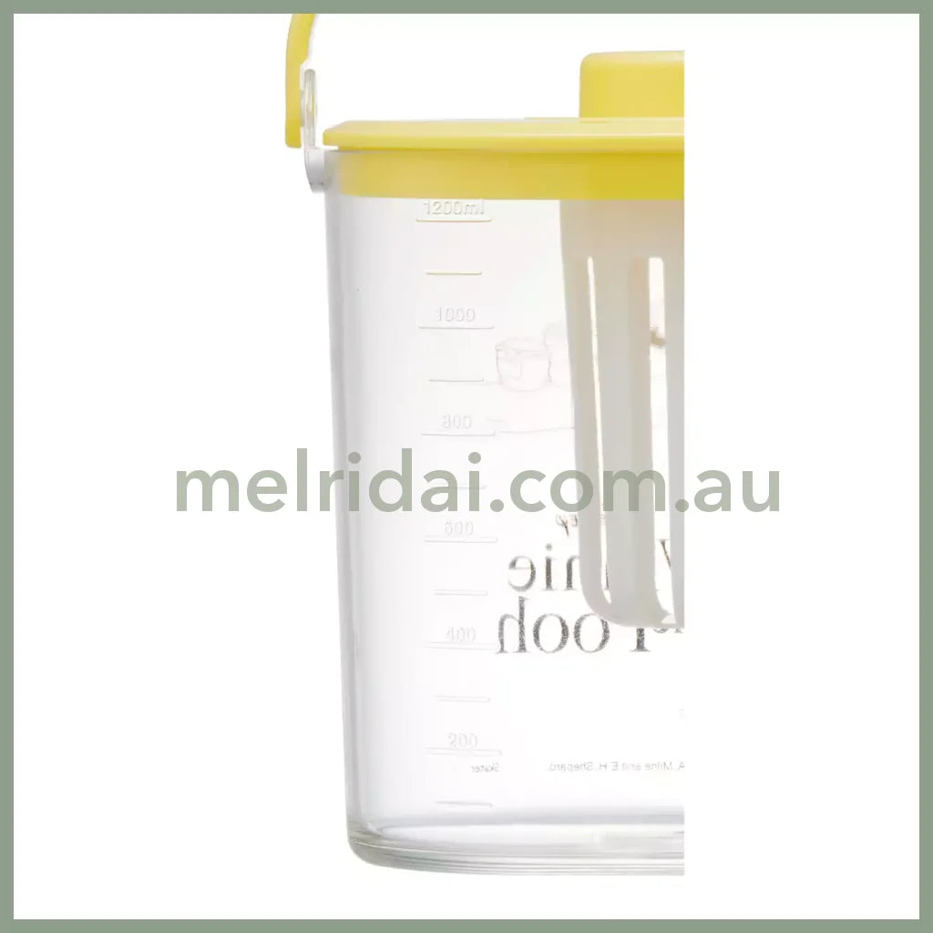 Disney|Winnie The Pooh Cold Tea Pot 1.2L 维尼小熊/噗噗 耐热泡茶壶/冷水壶 有滤网/手提款/方便清洗