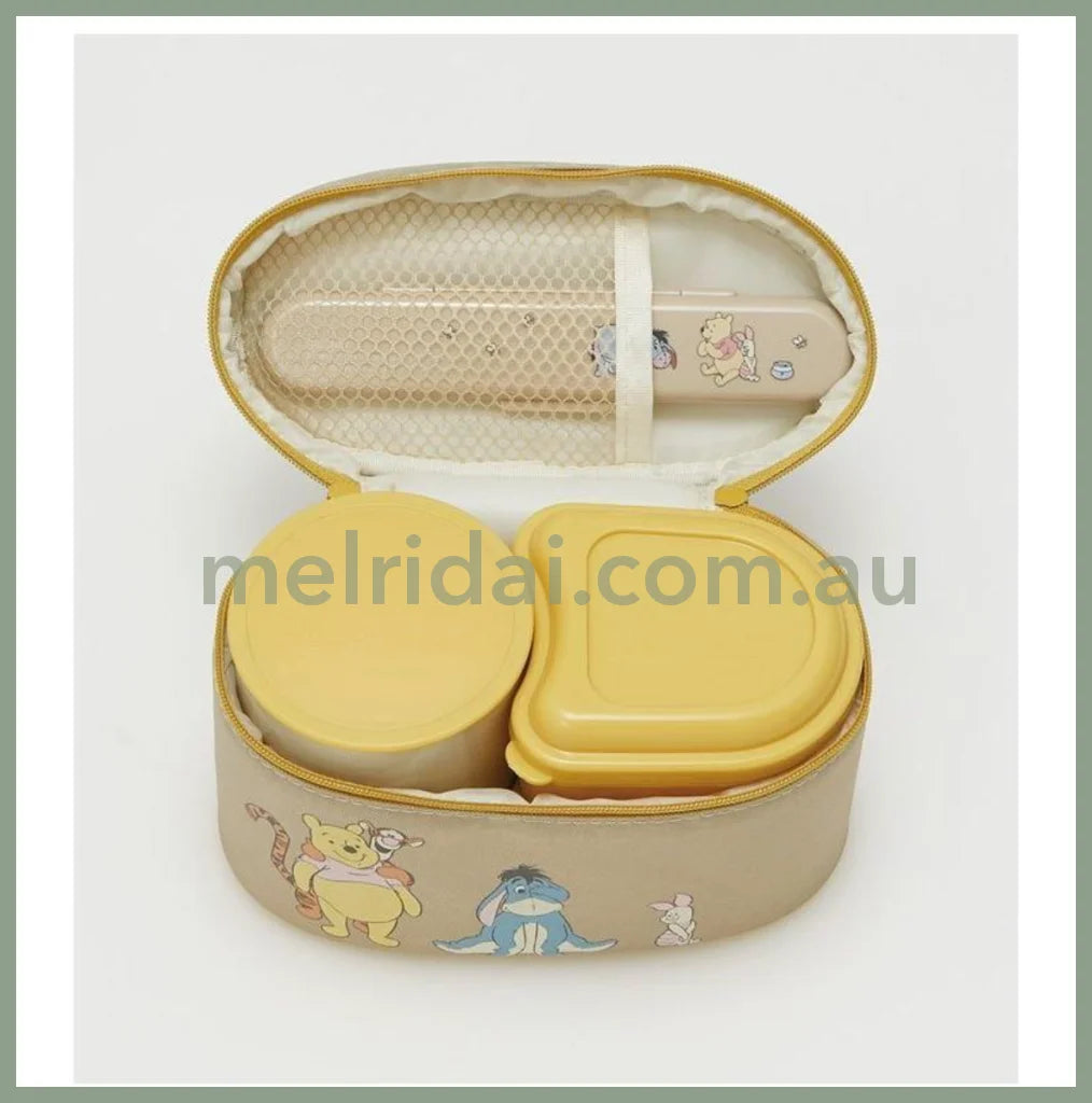 Disneywinnie The Pooh Lunch Box With Antibacterial Thermal Insulation Jar