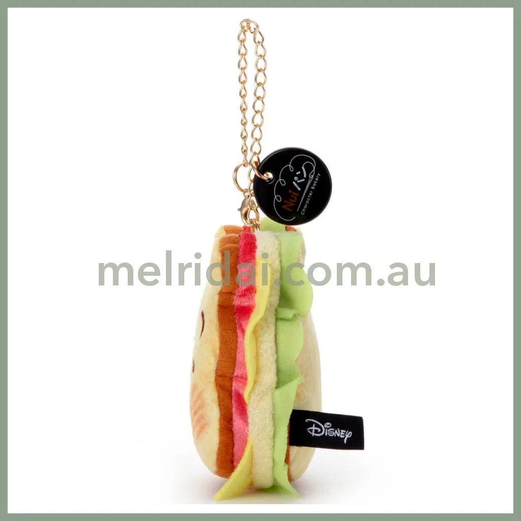 DISNEY | Winnie the Pooh Nui Pan Chain Strap Keychain Mascot Holder W100×H175×D55mm (Sandwitch)