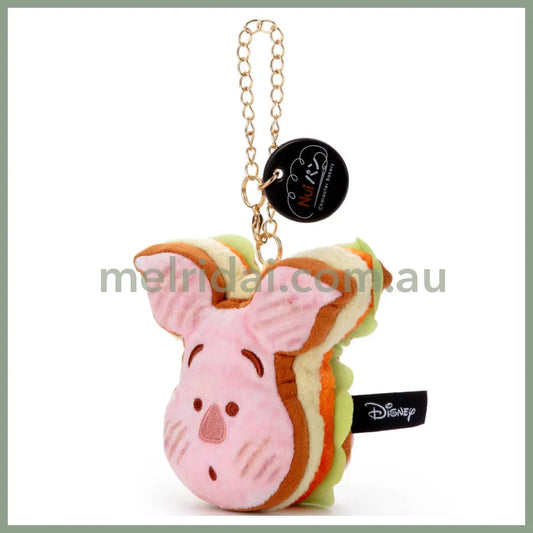 DISNEY | Winnie the Pooh Piglet Nui Pan Chain Strap Keychain Mascot Holder W90×H130×D120mm (Sandwitch)