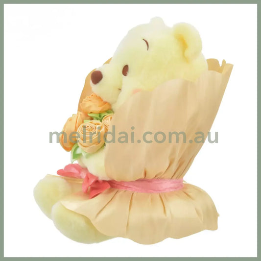 Disney|Winnie The Pooh Plush Bouquet 2024版 22×20×21Cm 东京迪士尼 维尼小熊/噗噗 花束公仔/毛绒玩偶 毕业礼物/生日礼物 外层可拆