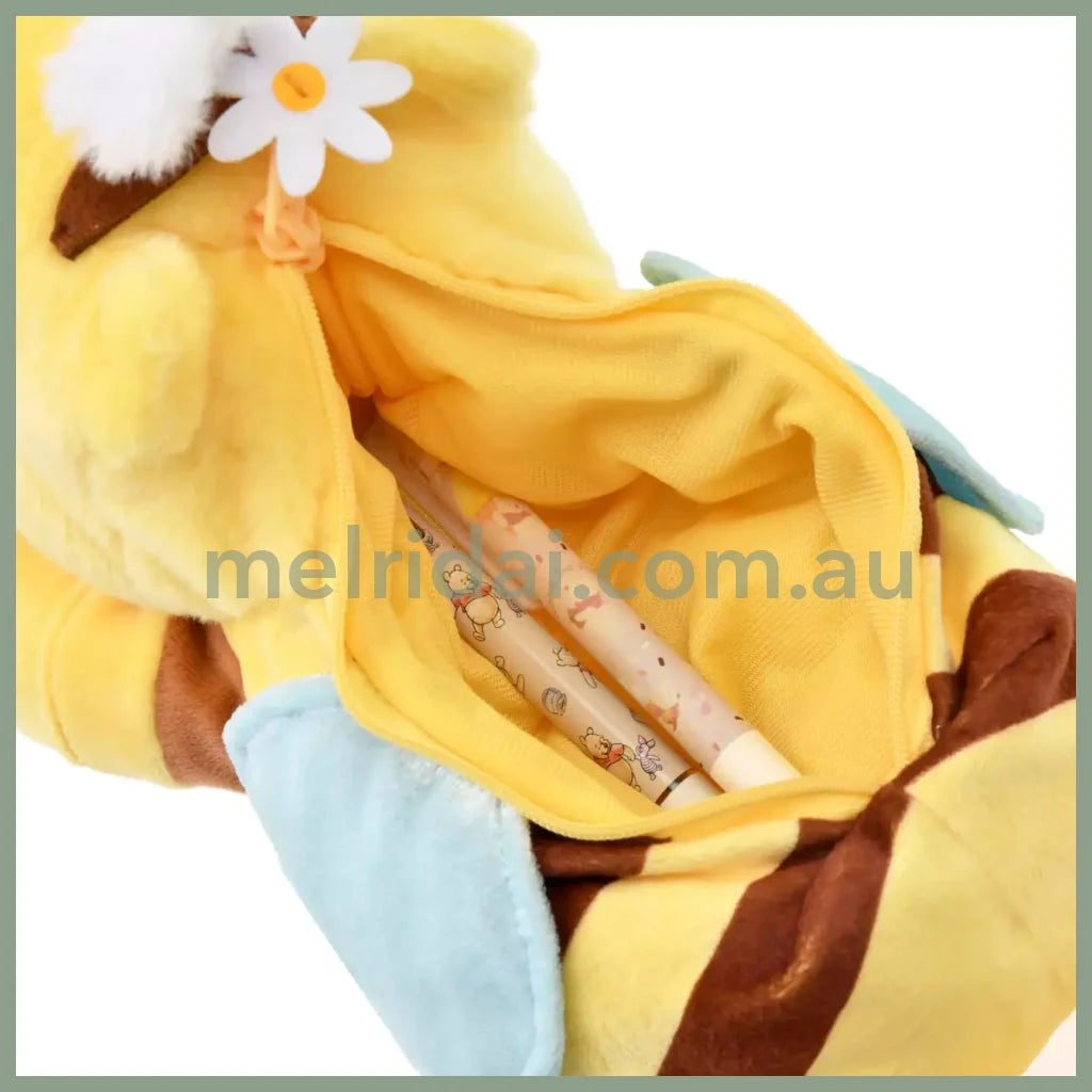 Disney | Winnie The Pooh Plush Pen Case Pencil Pouch Honey Day H15×W13×D29Cm