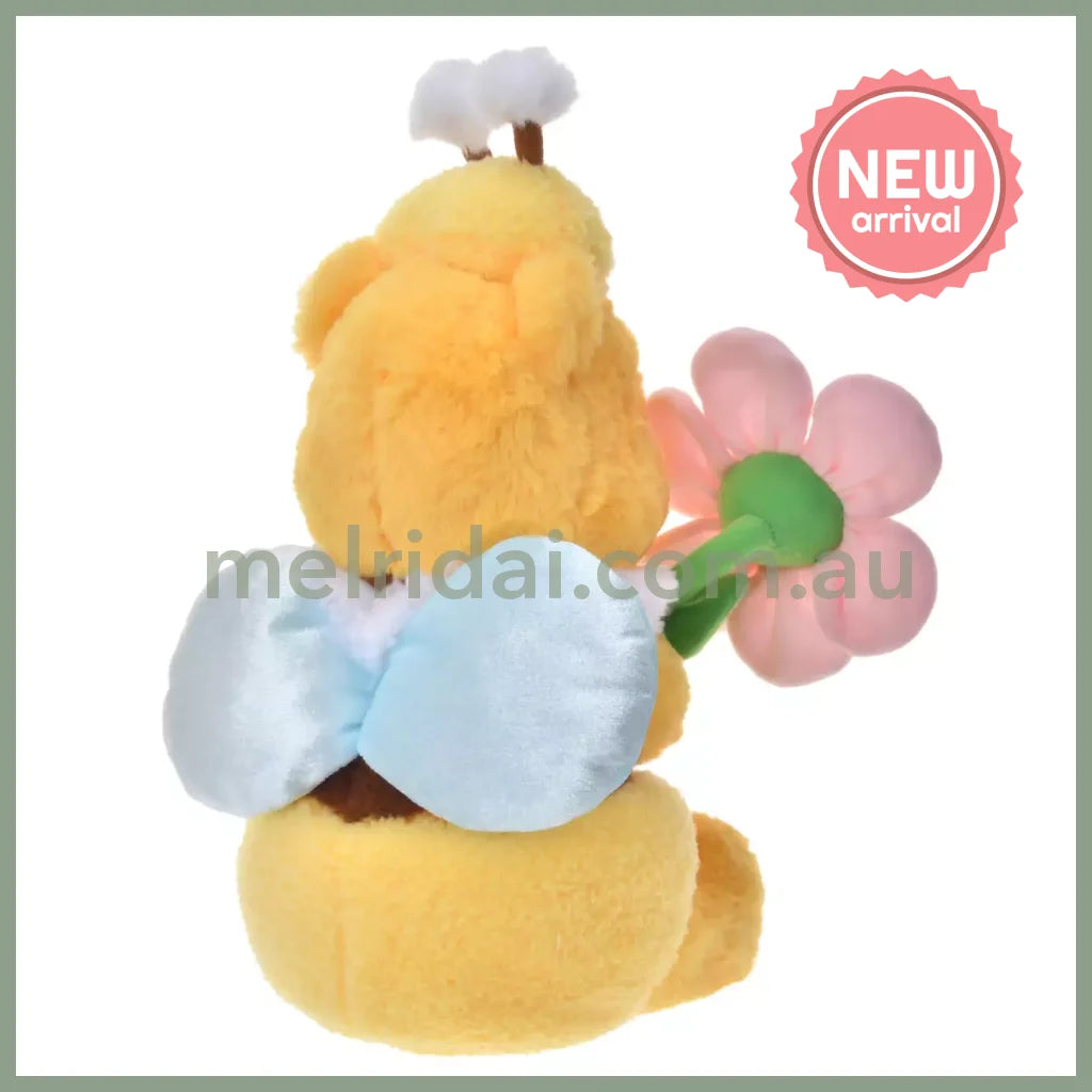 DISNEY | Winnie the Pooh Plush Toy Plush Doll H32×W18×D20cm (Flower Garden)