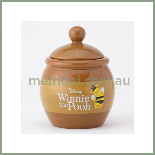 DISNEY|Winnie the Pooh Porcelain Honey Pot with Lid φ10.5 x H13.5