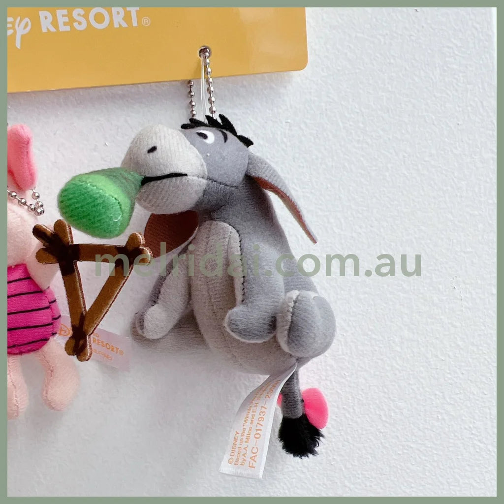 Disney | Winnie The Pooh With Piglet And Eeyore Keychain Set /
