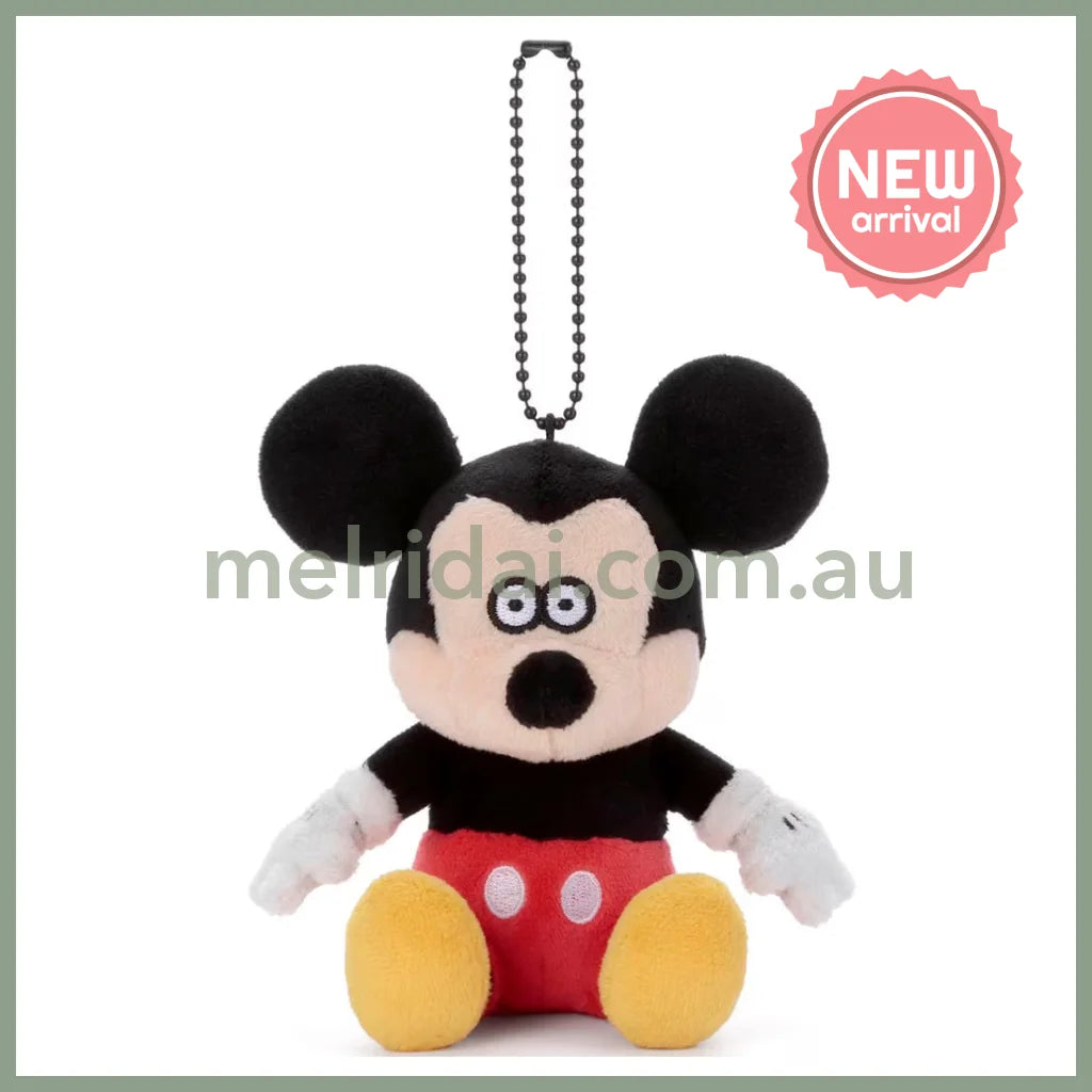 DISNEY x Seiji Matsumoto | Mickey Mouse Mascot Holder Plush Keychain Bag Charm W95 x H120 x D70mm