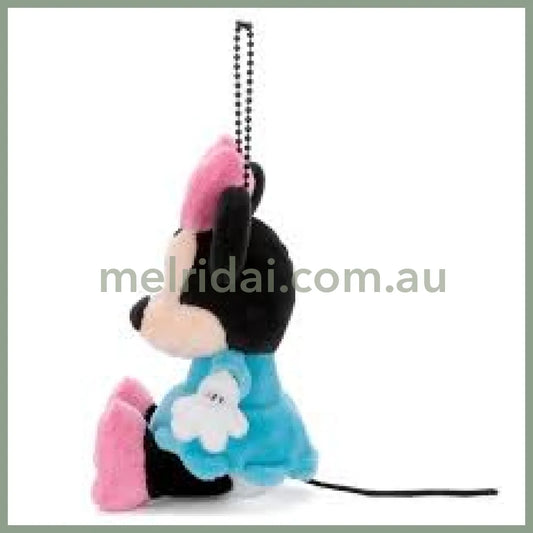 DISNEY x Seiji Matsumoto | Minnie Mouse Mascot Holder Plush Keychain Bag Charm W95 x H120 x D70mm