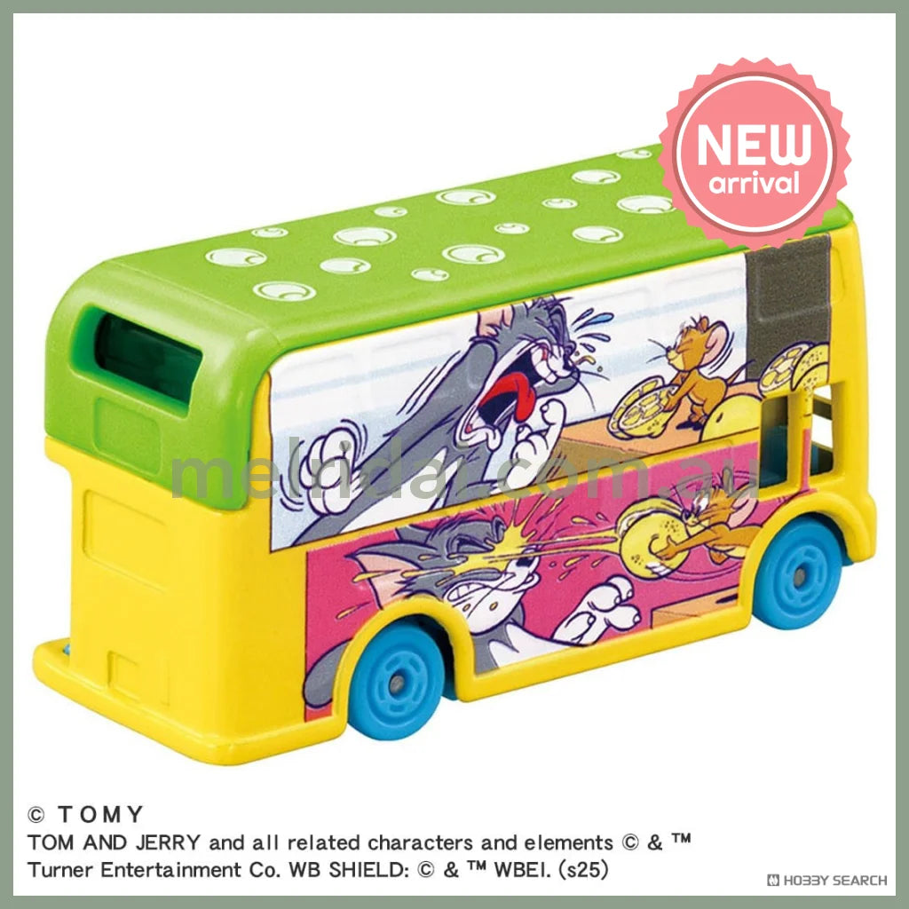 DREAM TOMICA | Tom and Jerry Wrapping Bus 8 x 4.1 x 3.9 cm