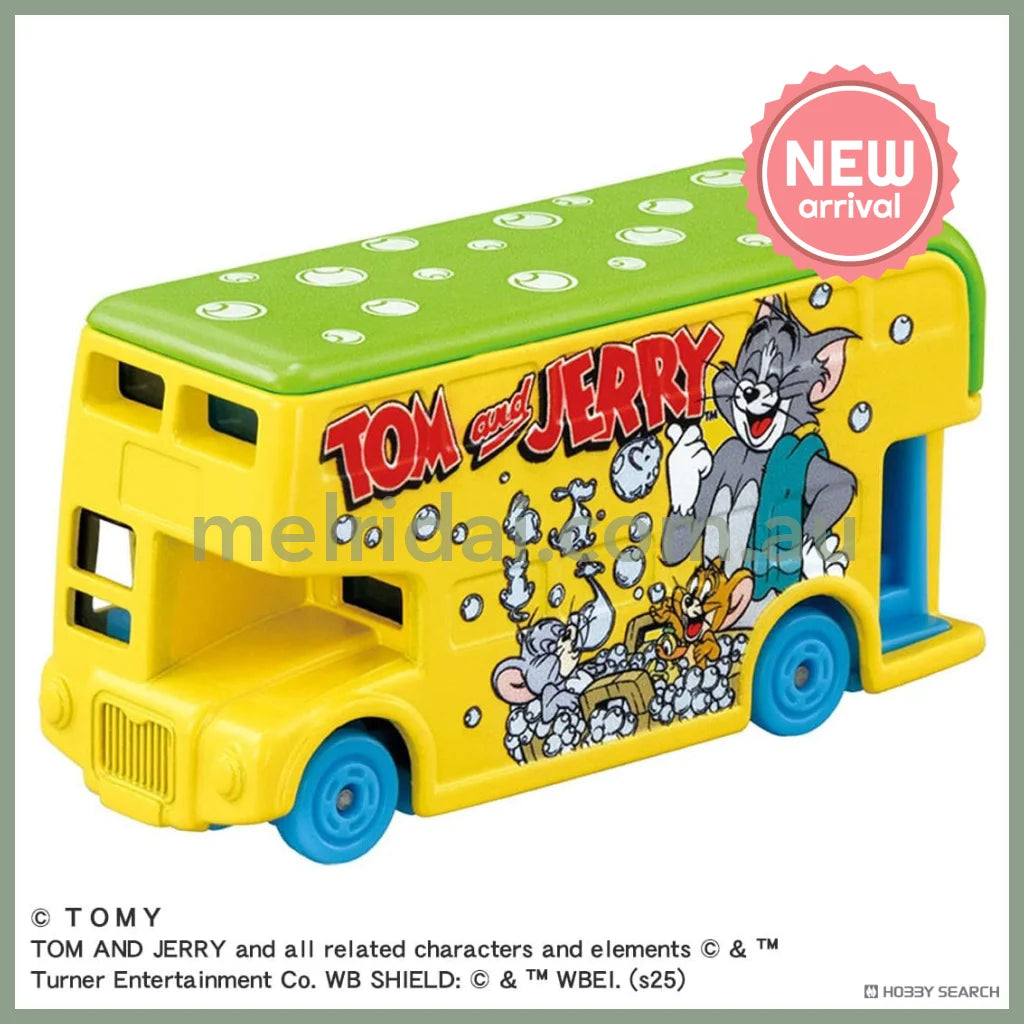 DREAM TOMICA | Tom and Jerry Wrapping Bus 8 x 4.1 x 3.9 cm