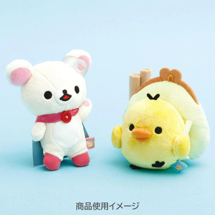 SAN-X | Kiiroitori Hanging Plush Keychain Bag Charm 110×115×100mm (Rilakkuma Gaming Adventurer)