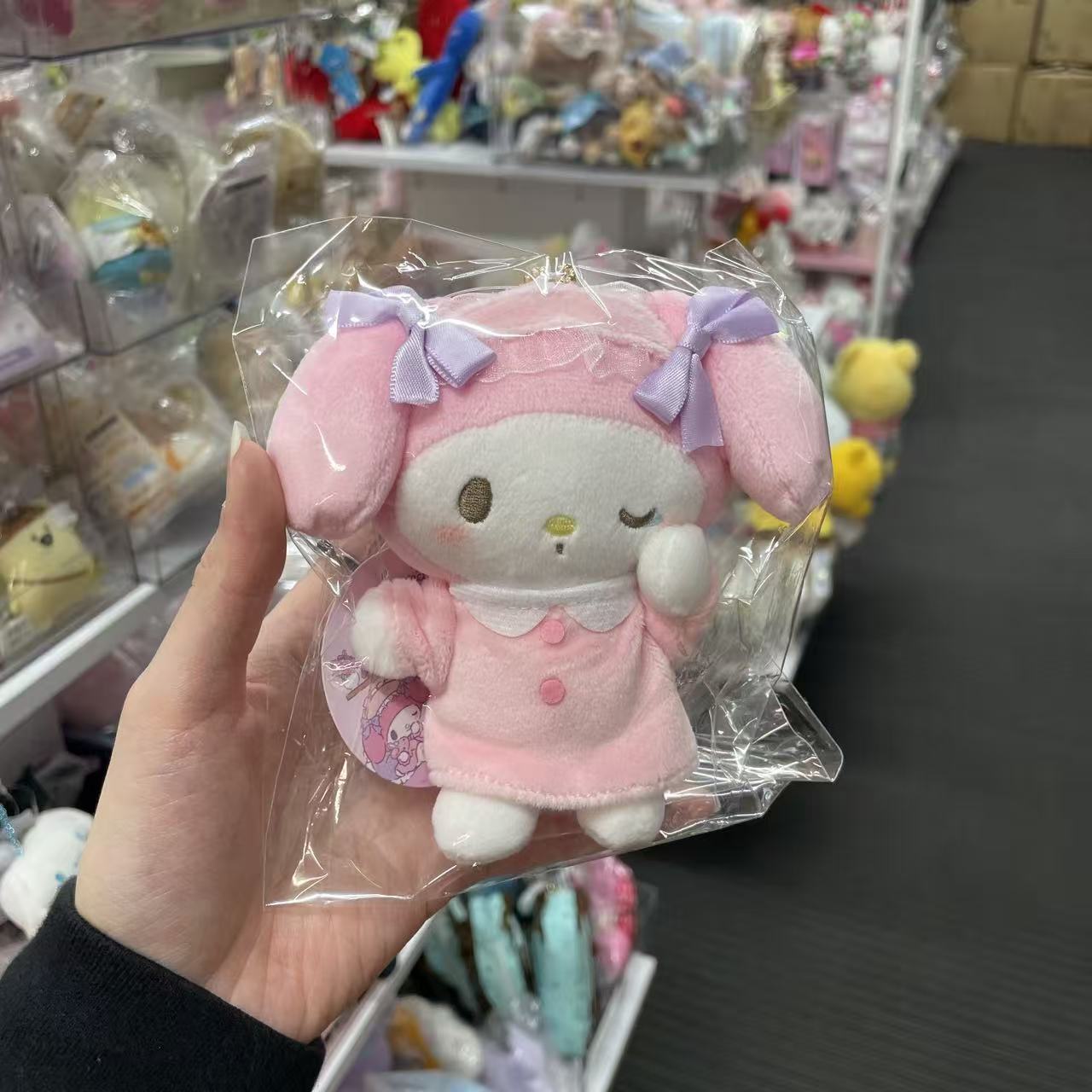 SANRIO | My Melody Mascot Holder Plush Keychain Bag Charm 10cm Approx. (Pyjama Party)